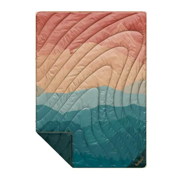 Rumpl Original Puffy Blanket Sunset Fade Design - Image 5