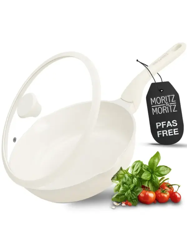 Moritz & Moritz 11-Inch Nonstick Frying Pan with Lid - Image 5