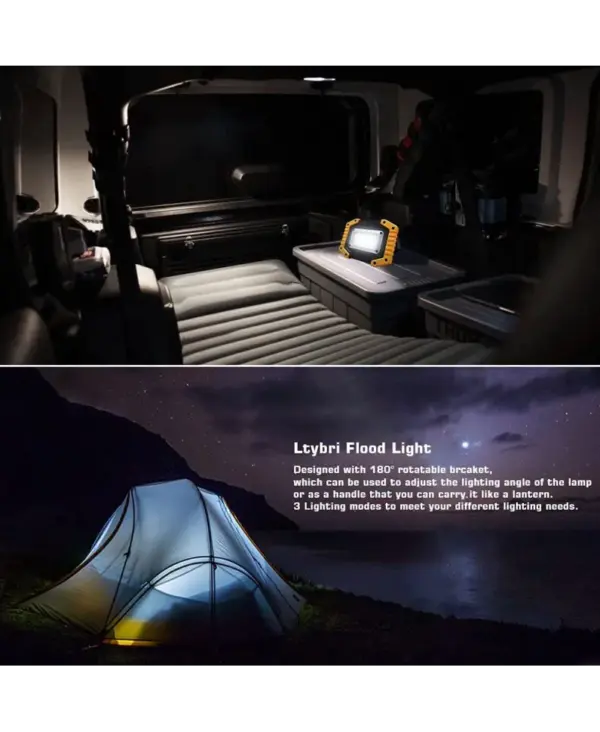 NightBuddy Portable Rechargeable LED Flood Light - Image 5