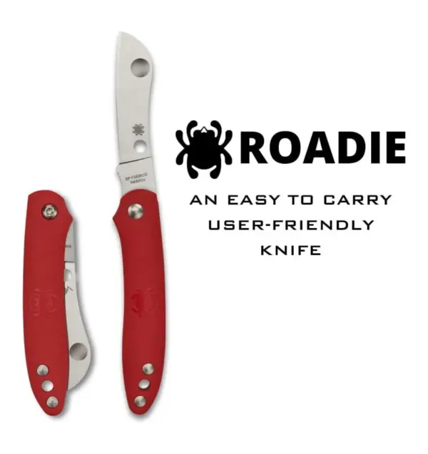 Spyderco Roadie Red Plain Edge Pocket Knife - Image 5