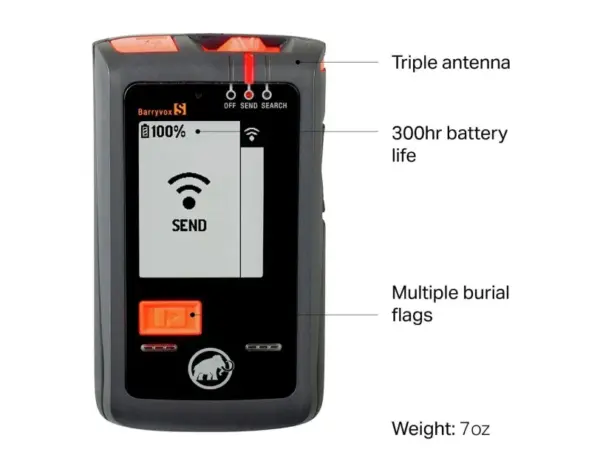 Mammut Barryvox S Long Range Avalanche Beacon - Image 5
