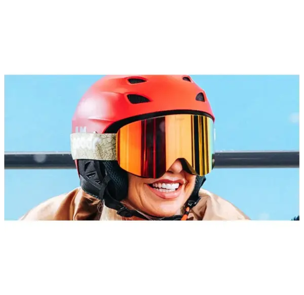 goodr Snow G Snow Goggles for Winter Sports & Hot Drinks