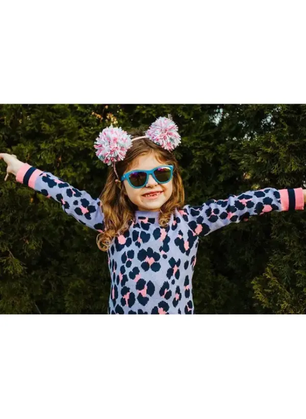 Kids Rainbow Blue Sunglasses - Premium Knockaround Shades for Boys & Girls - Image 5