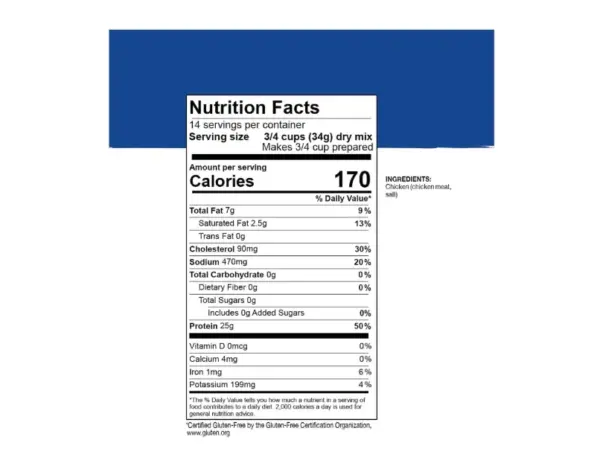 Mountain House Freeze Dried Diced Chicken #10 Can Emergency Food Supply - Image 5
