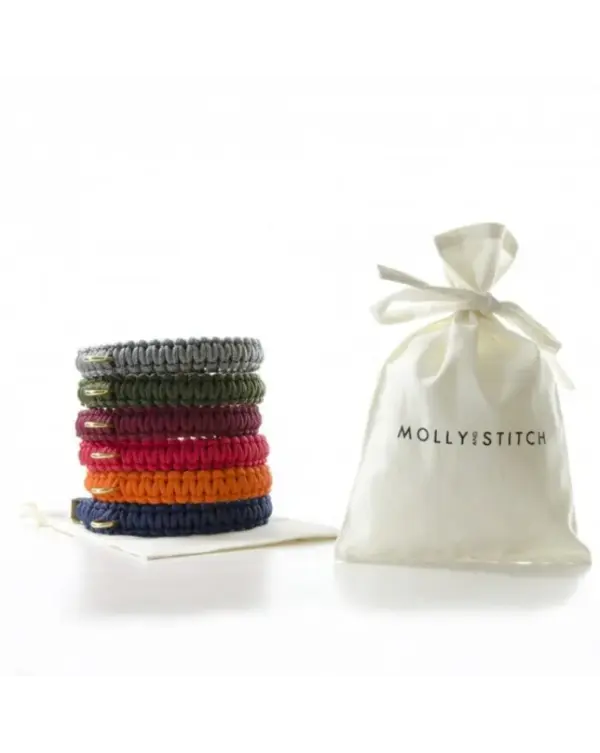 Molly & Stitch Pumpkin Leather Dog Collar - Image 5