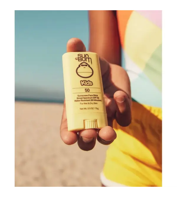 Sun Bum Kids SPF 50 Face Sunscreen Stick for Sensitive Skin - Image 5