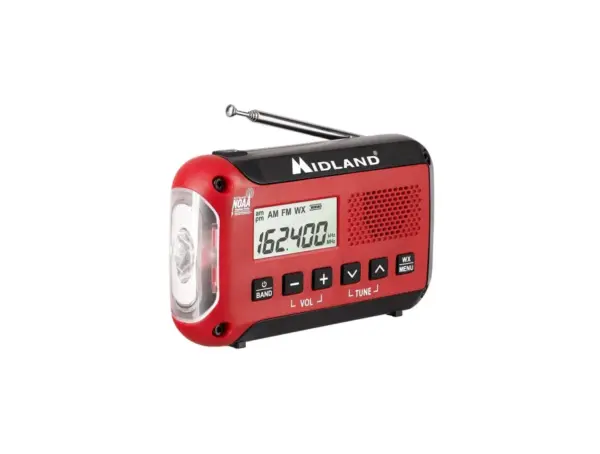 Midland ER10VP Emergency Weather Radio with AM/FM & Alerts