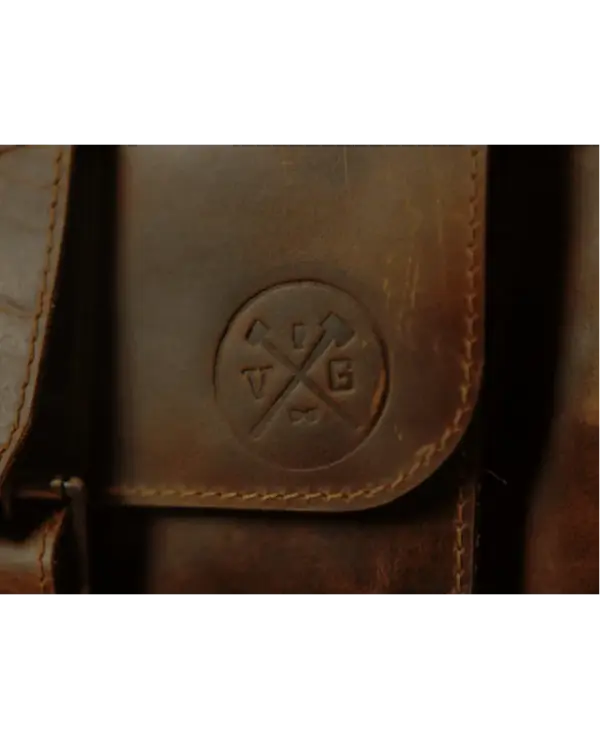 Buffalo Leather Roosevelt Backpack Vintage Gentlemen - Image 5