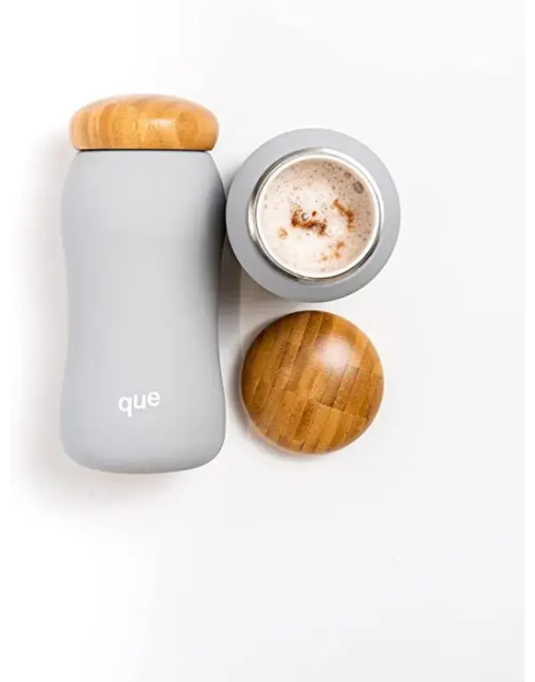 Que Insulated Water Bottle 17oz Keeps Drinks Hot & Cold - Image 5