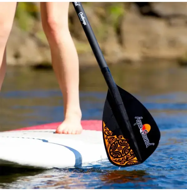 Aqua Bound Carbon SUP Paddle - Challenge Adjustable 2-Piece with CR Blade - Image 5