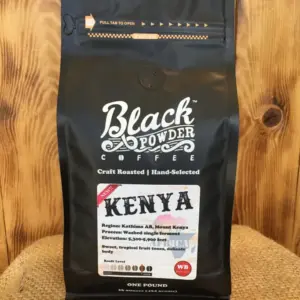 Kenya Lenana AB Medium Dark Roast Coffee - Black Powder Craft Roasted