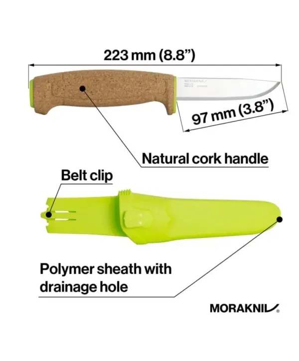 Morakniv Floating Knife with Sheath for Water Safety - Image 5
