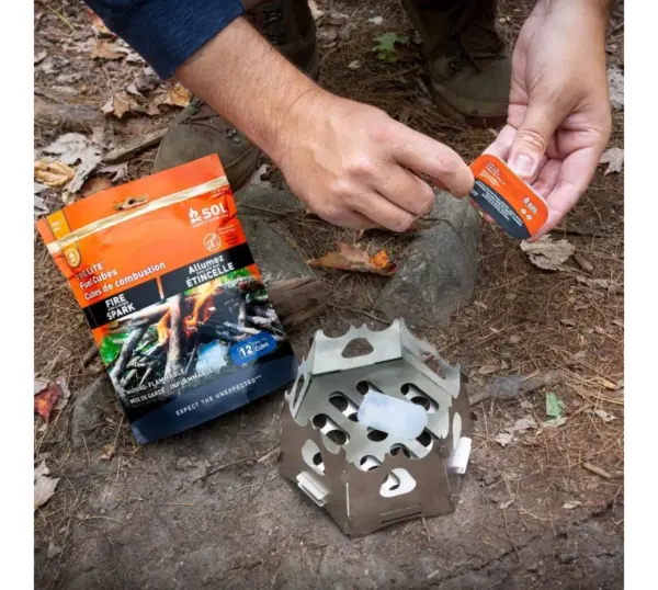 Fire Starter Cubes for Camping & Grills - Long Lasting Fuel Blocks - Image 5