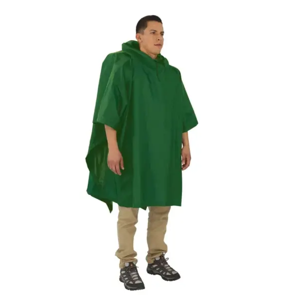 Lightweight Packable Rain Poncho for Backpackers by Outdoor Products - Image 5